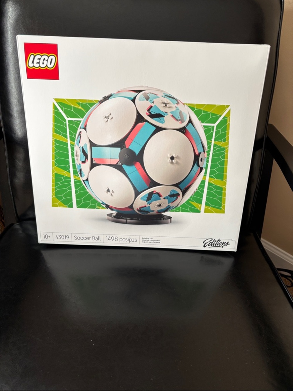 Genuine LEGO Brick Editions Soccer Ball with Internal Stadium Build Set Unique